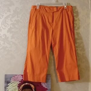 Larry Levine Stretch Cropped Pants 8